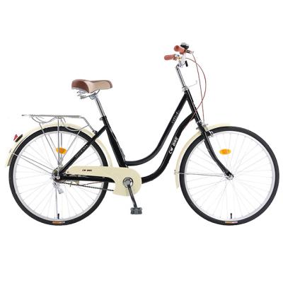 China 24 Inch High Carbon Steel City Bikes Women Bicycles With Variable Adult Customization Color Selection OEM Factory Direct Available Bicycle for sale