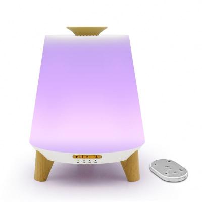 China Wholesale 300ml Household Ultrasonic Home Air Humidifier with Bluetooth Speakers Night Light Colorful Essential Oil Aroma Diffuser for sale