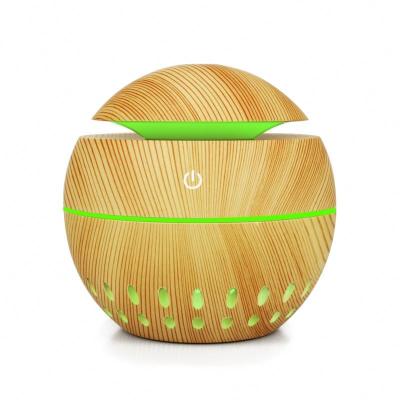 China Car Hotsell Wood Grain Humidifier Tending Aroma Wood Grain Diffuser Ultrasonic 130ml Humidifier for sale