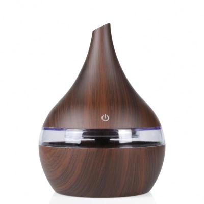 China Feel Comfortable 2022 USB Wood Grain 7 Color LED Night Light Air Diffuser Fits Wholesale Household Fragrance SPA Ultrasonic Diffuser for sale