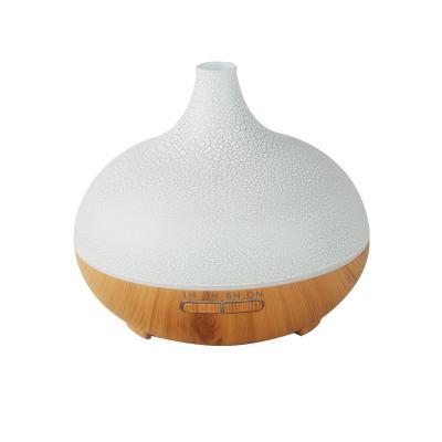 China Commercial New Products Innovative Electric Aroma Diffuser 500ml Wood Grain Essential Oil Diffuser for sale