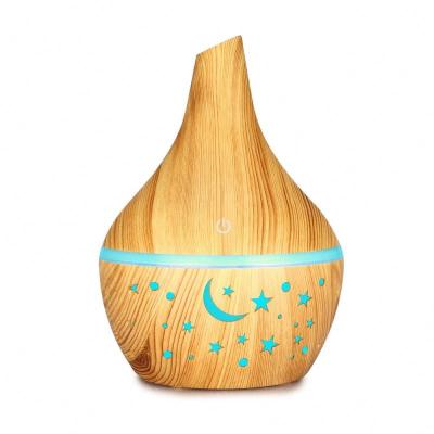 China Feel Cozy Wood Grain Aromatherapy Diffuser Mist Humidifier For Home Bedroom 300ML for sale