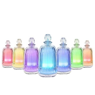 China Relieve Pressure Amazon Top Selling Ultrasonic 120mL 7color Changing Home Light For Glass Bottle Aroma Diffuser Air Humidifier for sale