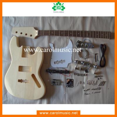 China Basswood DIY Unfinished Electric Bass Kits for sale