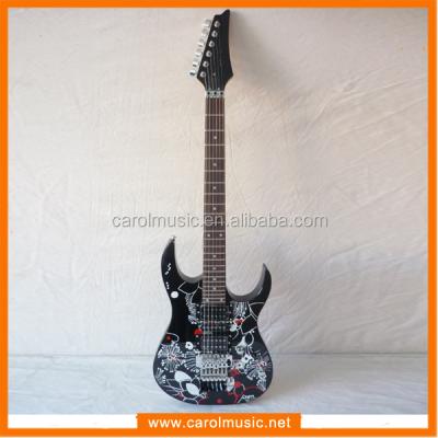 China Basswood EDT003 Quality Double Locking Tremolo Electric Guitar for sale