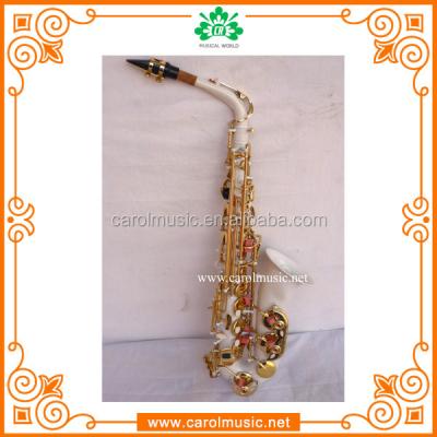 China AS018 Brass Alto Saxophone White for sale