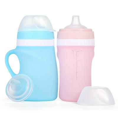 China Custom Bpa Free Wholesale Bpa Logo Silicone Feeding Cute Baby Bottle Bpa Free for sale