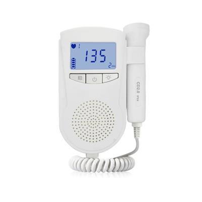 China Monitoring Portable Pocket Fetal Heart Rate Doppler Baby Heartbeat / Household Fetal Heartbeat Monitor for sale