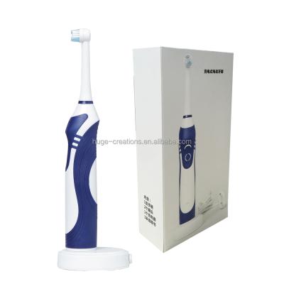 China TB-1029 Electric Toothbrush Battery Operated Rotary Toothbrush Porcelain With Rechargeable Battery for sale