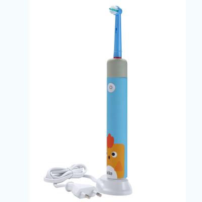 China Bristles Battery Operated Blue Kids Pointer Electric Toothbrush For Kids for sale