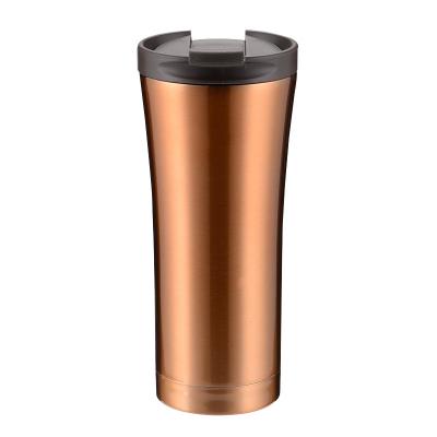 China American Style Stainless Steel 17-Ounce Double Wall Cup Tumbler Plastic Lid Holiday Cold Tumbler for sale