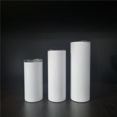 China Absolutely Lean White Viable Sublimation Blank 20oz Straight Tumbler For Blank Sublimation Transfer for sale