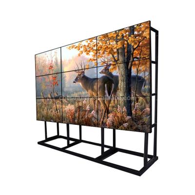 China Manufacturers 55 Inch 4k TV Wall Mount Bracket Advertising Screen 3x3 LCD Display Controller Videowall Indoor for sale