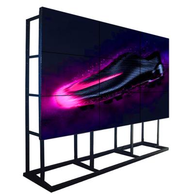 China 2021Popular Indoor Customized IP65 65 Inch 3x3 LCD Video Wall 4Kcontroller videowall for sale