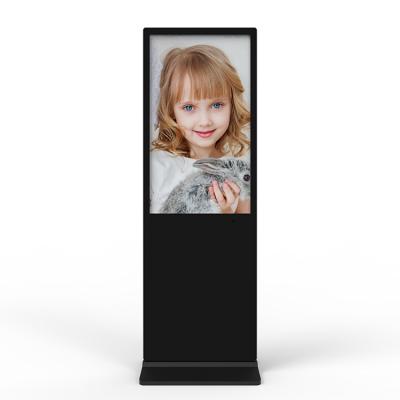 China Indoor Chestnuter 43 Inch Touch Screen Kiosk LCD Display Advertising Totem Floor Standing Digital Signage For Shopping Mall for sale