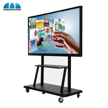 China 75 Inch Indoor Digital Whiteboard, Online Meeting Led Display Board Interactive Smart Camera Electronic Teaching Board for sale