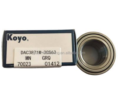 China Car KOYO Auto Wheel Hub Bearing DAC3871W DAC3871W-3CS63 38X71X39mm for sale