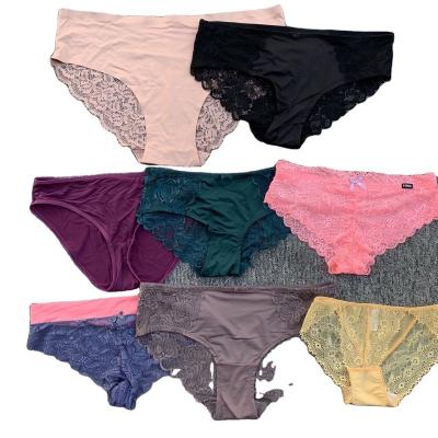 China Breathable Cheap Bikini Panties Bow Tie Lace See Sexy Panties High Quality Womens Underwear In Current Rwanda Romania South Korea for sale