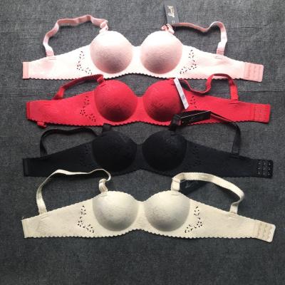 China Cool New Design Antibacterial OEM Order Half Cup Push Up Bra One Piece For Women Brassires For Thailand Cambodia Vietnam Philippines for sale