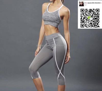 China High End Quality Antibacterial Women Yoga Bra For Women Sportwear Seamless Sexy Strappy Bra for sale