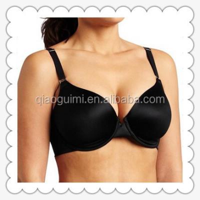 China Black Naked Women's Bra Antibacterial Nurturing Bra for sale