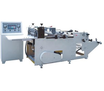 China Beverage scissor cutting machine for PVC shrink sleeve /hamburg paper paper bag for sale