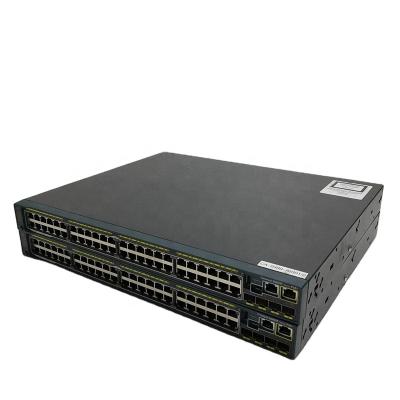 China QoS Used WS-C2960X-24/48TS-L 24 State Port 48 Port Switches Panel Network Device Switch In Stock for sale