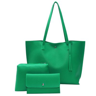 China High Quality Handbag And Purse Sets Women Bag Sets PU Leather 3 Piece Bag Set for sale