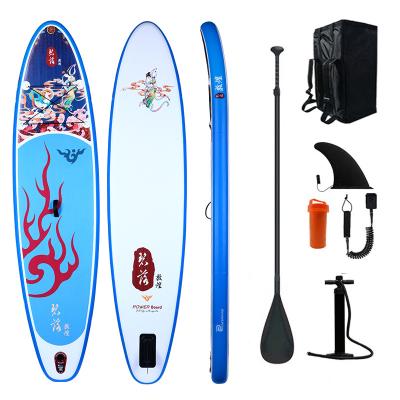 China Water Sport Activity 2021 New Design Stand Up Paddle Boards PVC Surfboard SUP For Saltwater for sale