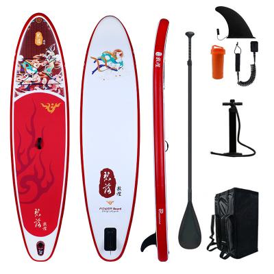 China Wholesale Cheap Water Sport Activity Rack Up Inflatable Paddle Board Surfboard Rack Drop Boarding Inflatable Soft Surfboard for sale