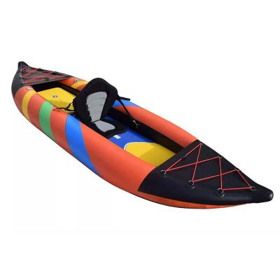 China Good Quality Unisex Inflatable Portable Kayak Traveling Set with Two Paddles and Outlet Compressors for Fishing for Adults and Kids for sale