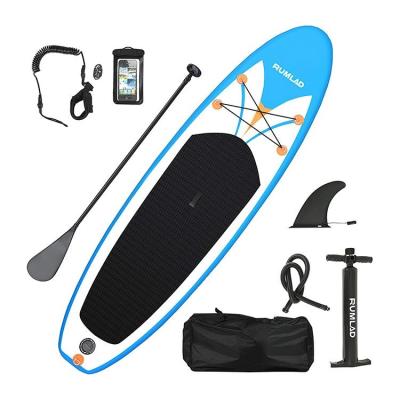 China 2021 New Design Unisex Inflatable Paddle Board Custom Inflatable Comic Air Dish Used For Surfing Blue Surfing Fishing Yoga Wave Kayaking for sale