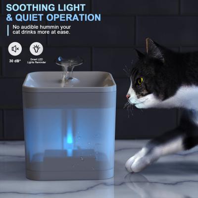 China Dog Cat Fountain 2.8L Automatic Pet Water Fountain Pet Water Dispenser Tuya Smart Automatic Pet Driver Water Dispenser for sale