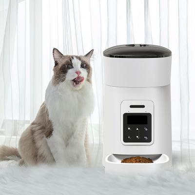 China Automatic Wholesale Dog Cat Feeder Smart Pet Products Super Smart Automatic Pet Feeder With Good Reviews for sale