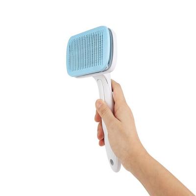 China Universal Pets Dogs Cats Viable Needle Comb Comb Brush 360 Degree Rotating Rake Comb Grooming Tool Pets Hair Remover Tools for sale