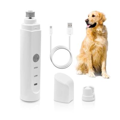 China Viable wholesale rechargeable electric pet nail grinder with 2 speeds for sale