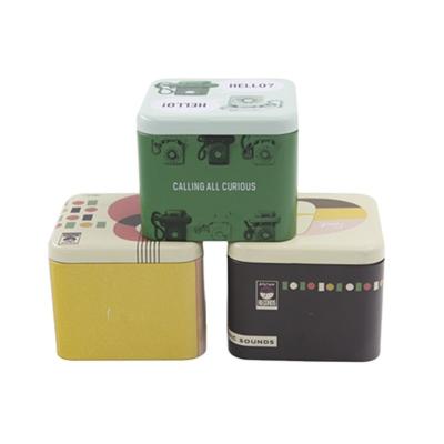 China Recyclable Watch Tin Square Box Jewelry Boxes Gift Tin Box for sale