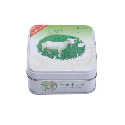 China Recyclable size: 75x75x36mm small square tin box for sale