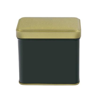 China Recyclable Tea Tin Box Tea Container Rectangle Box For Tea Packaging for sale