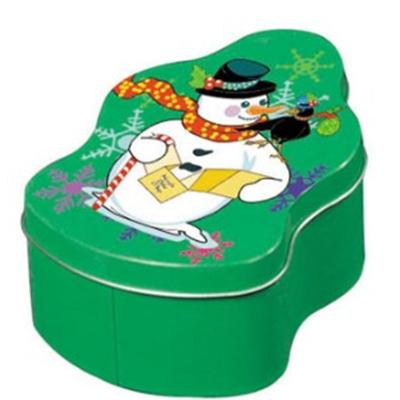 China Recyclable Christmas Gift Tin Box for sale