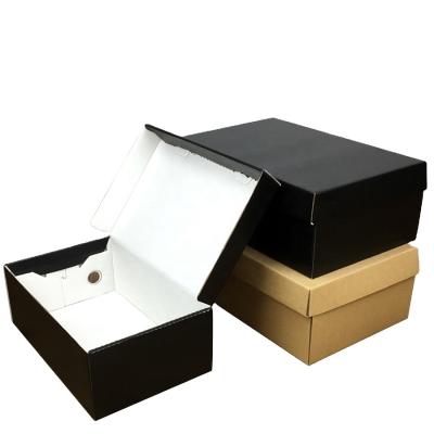 China Disposable professional manufacture storage cheap custom plastic shoe box with logo shoe boxes custom shoe storage box for sale