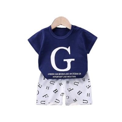 China Factory Wholesale Price Summer Casual Baby Clothes Sets Kids Pajamas Baby Loungewear Sets Boys Girls Pijamas Cotton Nightgowns for sale