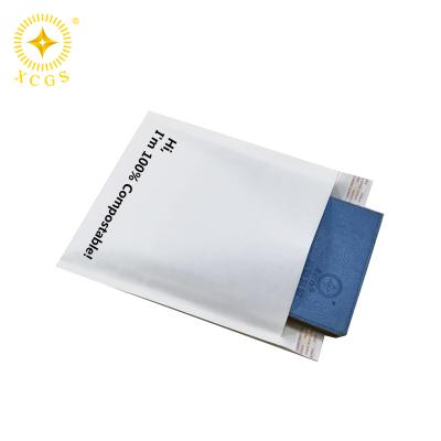 China XCGS Poly Bubble Postage Envelopes Eco-friendly Packaging Pouches BIODEGRADABLE Compostable Mailers Biodegradable Mailers for sale