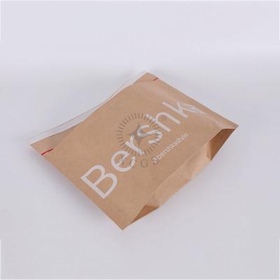 China Brown Recyclable Rigid And Durable Recyclable Custom Expandable Envelope Packaging Kraft Paper Mailer Mailing Bags For Clothing for sale