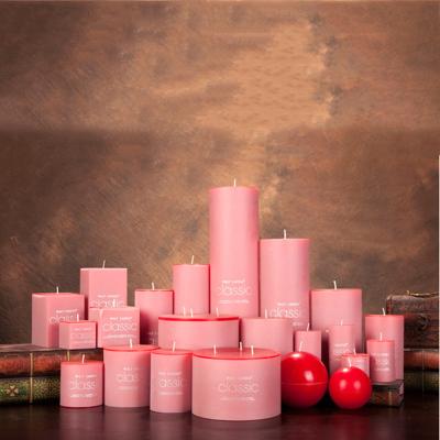 China Wholesale Scented Pillar Candle Candle Set of 12 for Gifts Wedding Home Decor for sale