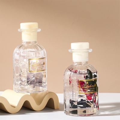 China Reed Diffuser Supply Private Label Luxury Glass Reed Diffuser Bottle Directly for sale