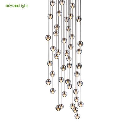 China Crystal Hotel Pendant Light Wholesale Modern G4 Project Decorated Lamp Holder Height End Quality Modern Style for sale