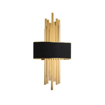 China Post-modern hot style hotel bedroom bedside corridor wall lamp luxury metal led wall lamp night lamp for sale