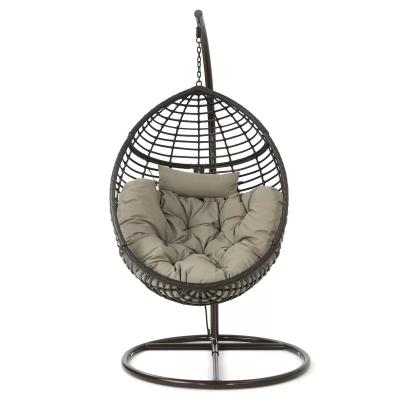 China Low Price Modern Rainproof Sunscreen Outdoor Swing Chair Easy To Install Hanging Basket Swing Chair for sale