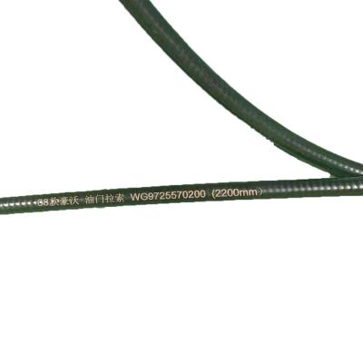 China Cable de acelerador HOWO para camión Wg9725570200 de 2,2 m de largo para sistema de conducción de ruedas en venta